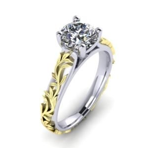 The Vine - Platinum & 18ct Yellow Gold