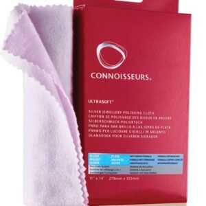 Connoisseurs UltraSoft® Silver Jewellery Polishing Cloth.